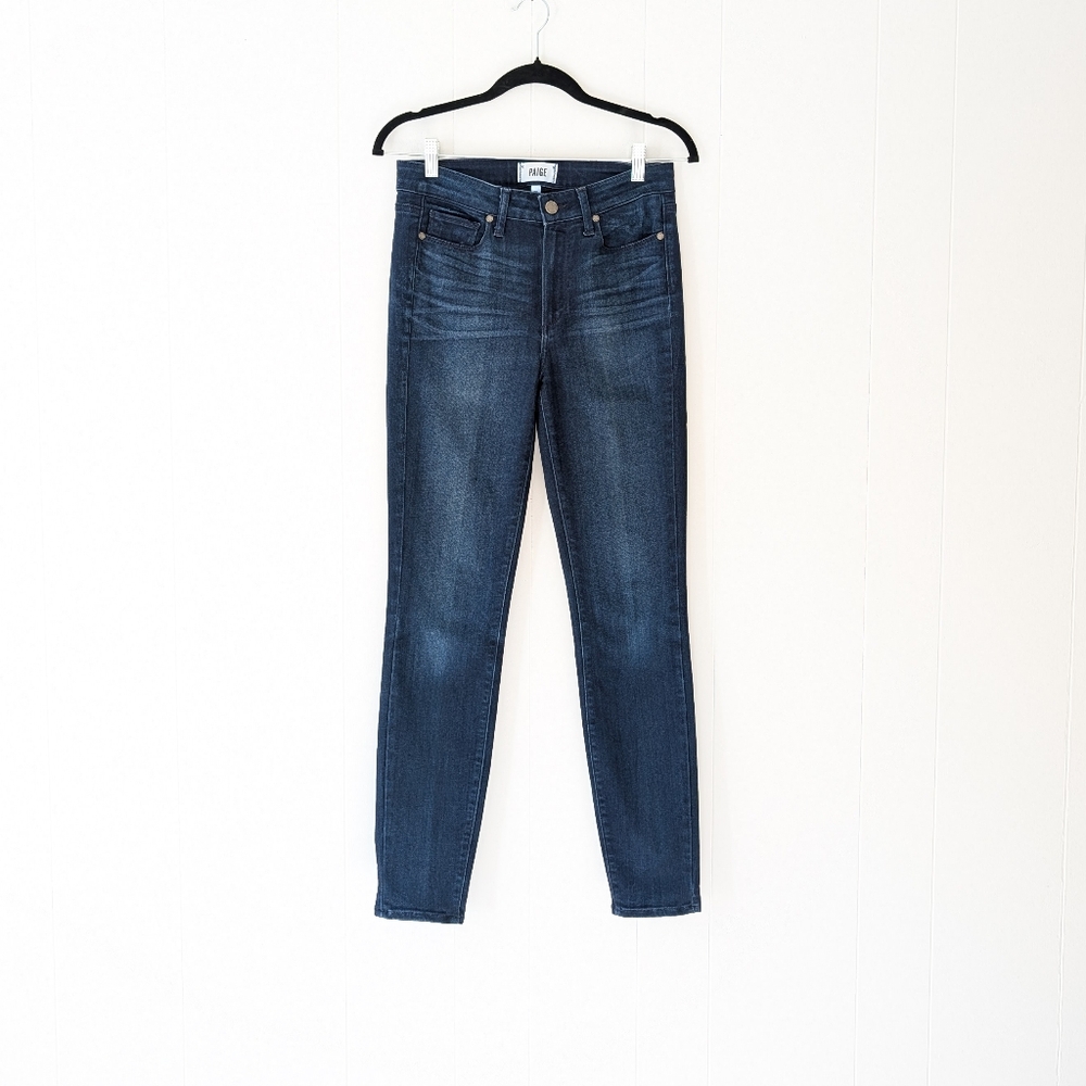 Paige Jeans Hoxton ultra skinny dark wash, size 28